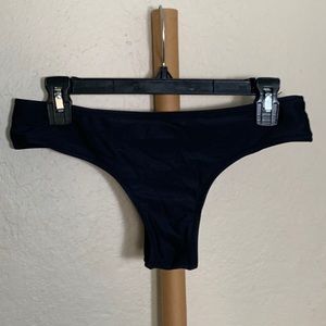 Volcom black bikini bottoms